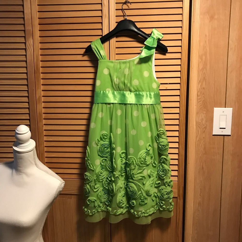 NWOT Bonnie Jean Rose Dress 16 Girls - Picture 1 of 10